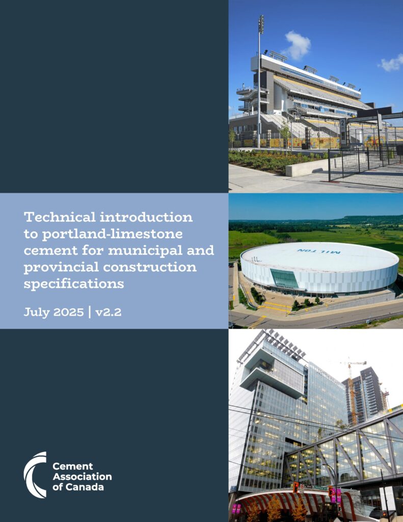 technical introduction to portland-limestone cement for municipal and provincial construction specifications. August 2023. V2.0