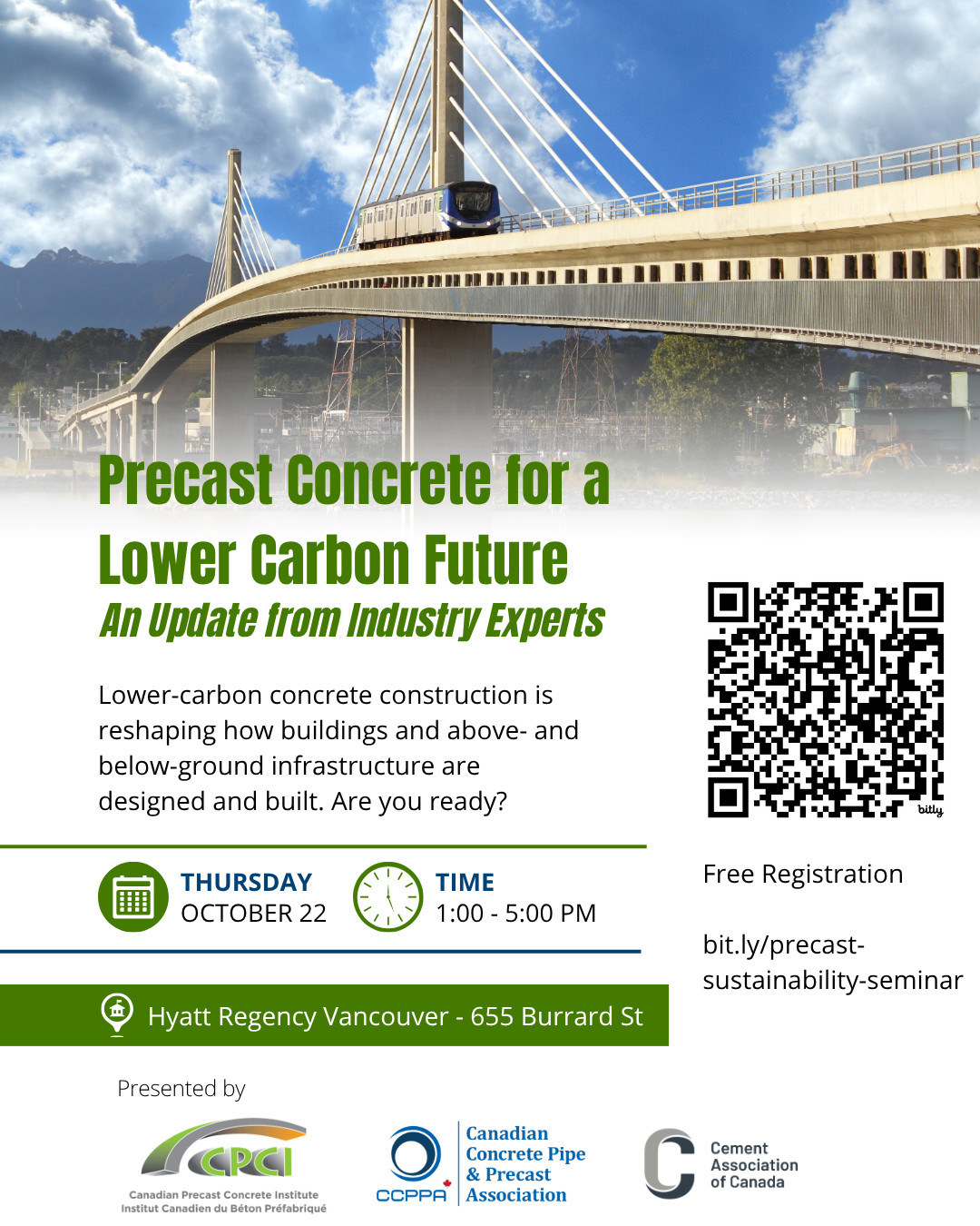 Precast Concrete for a Lower Carbon Future: An Update from Industry Experts Lower-carbon concrete construction is reshaping how buildings and above- and below-ground infrastructure are designed and built. Are you ready?